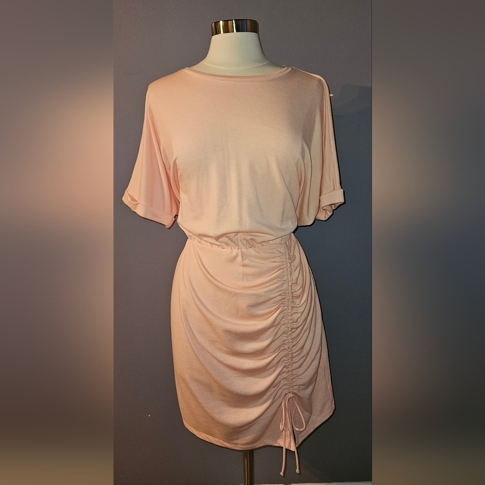 Peach dress